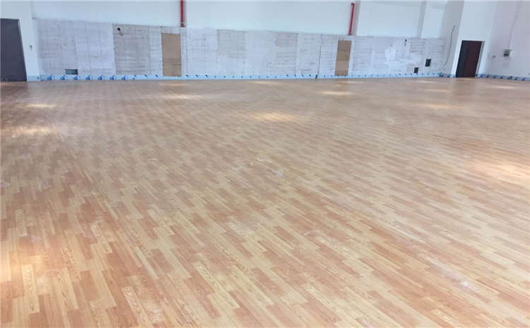 石家莊楓樺木體育木地板結構